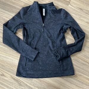 Kyodan Marbled Black Quarter-Zip Athletic Pullover – Women’s Size M